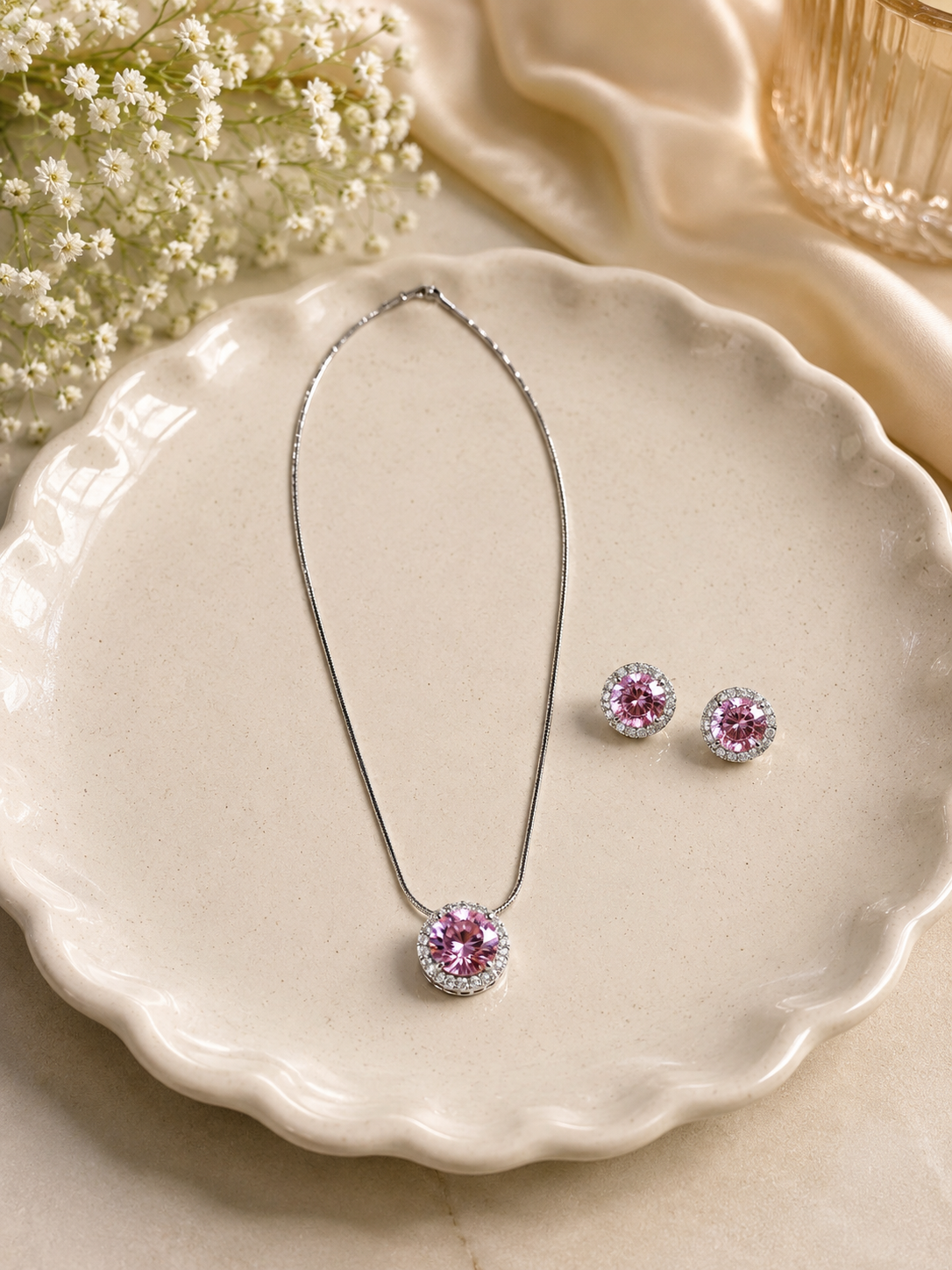 AD Pink Radiance Crystal Set