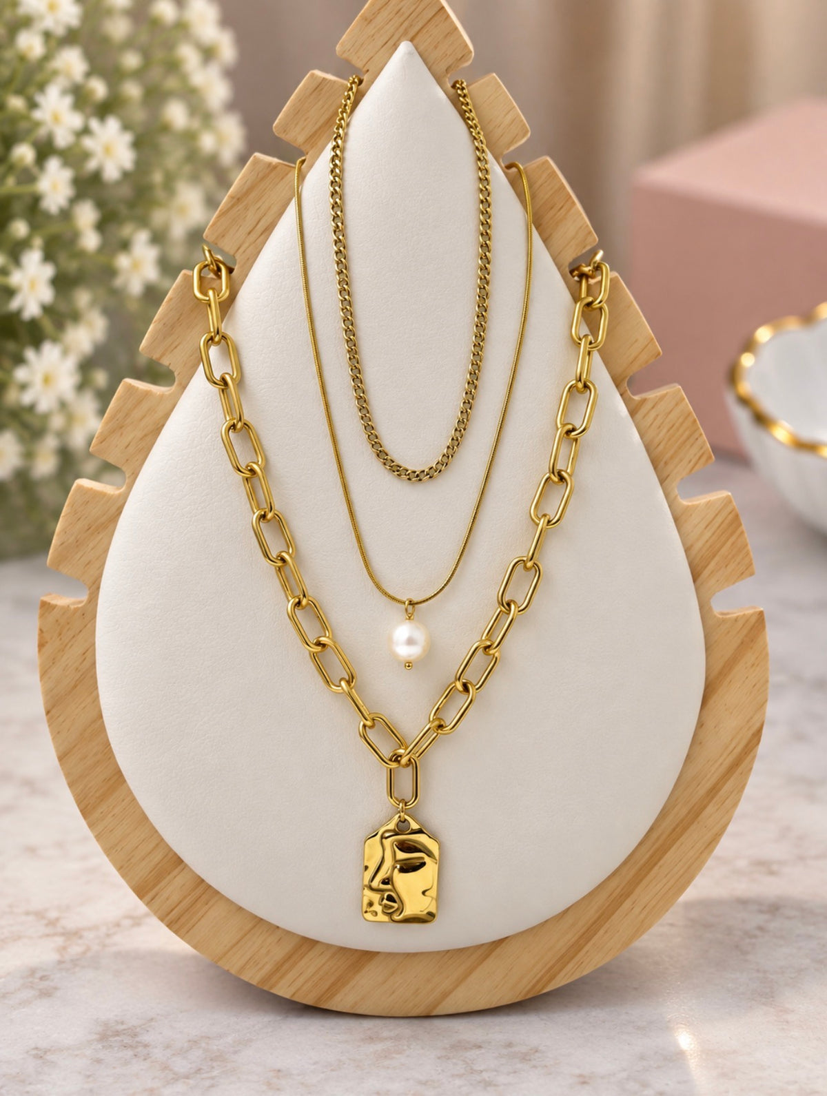 Golden Muse Layered Necklace