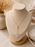 Pearl Y Necklace