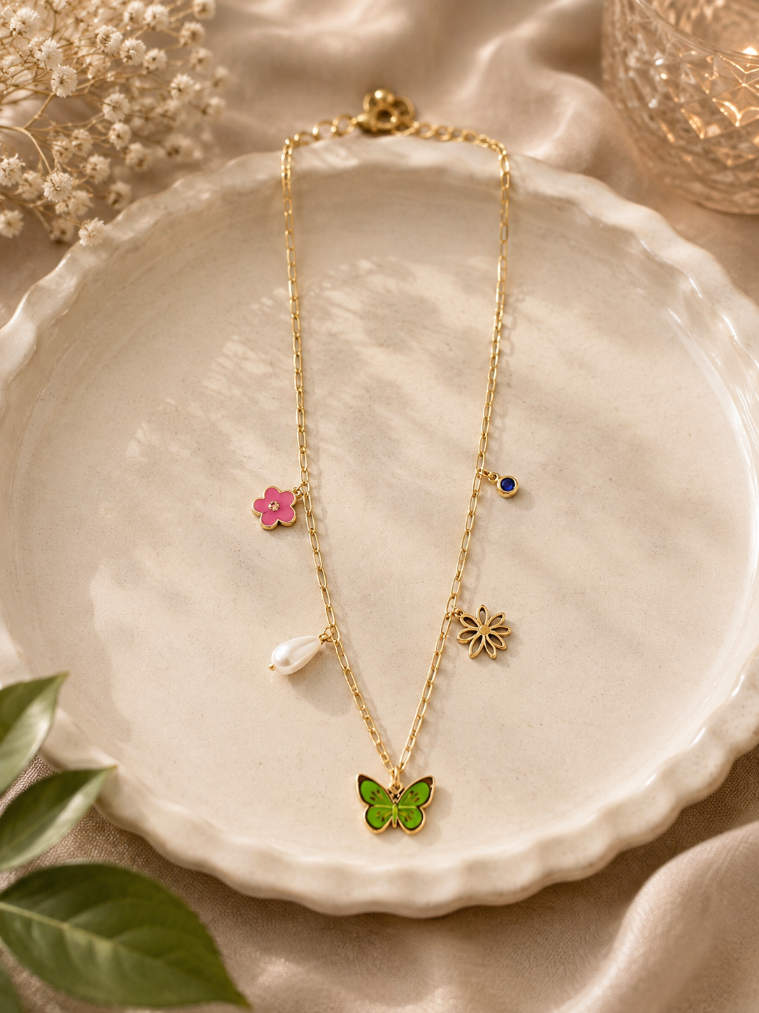 Botanical Charm Necklace