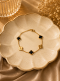 Noir Blossom Clover Bracelet