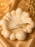 Geometric Glam Bracelet – Gold