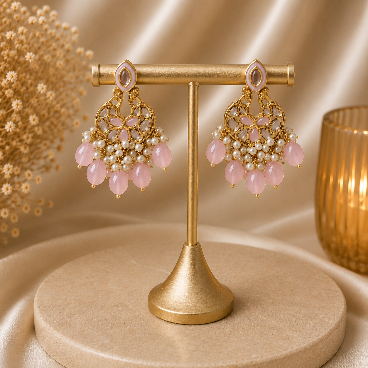 Pastel Blush Earrings
