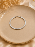 Celeste Princess Tennis Bracelet