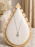 Diamond Glow Halo Necklace