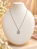 Crystal Halo Pendant Necklace