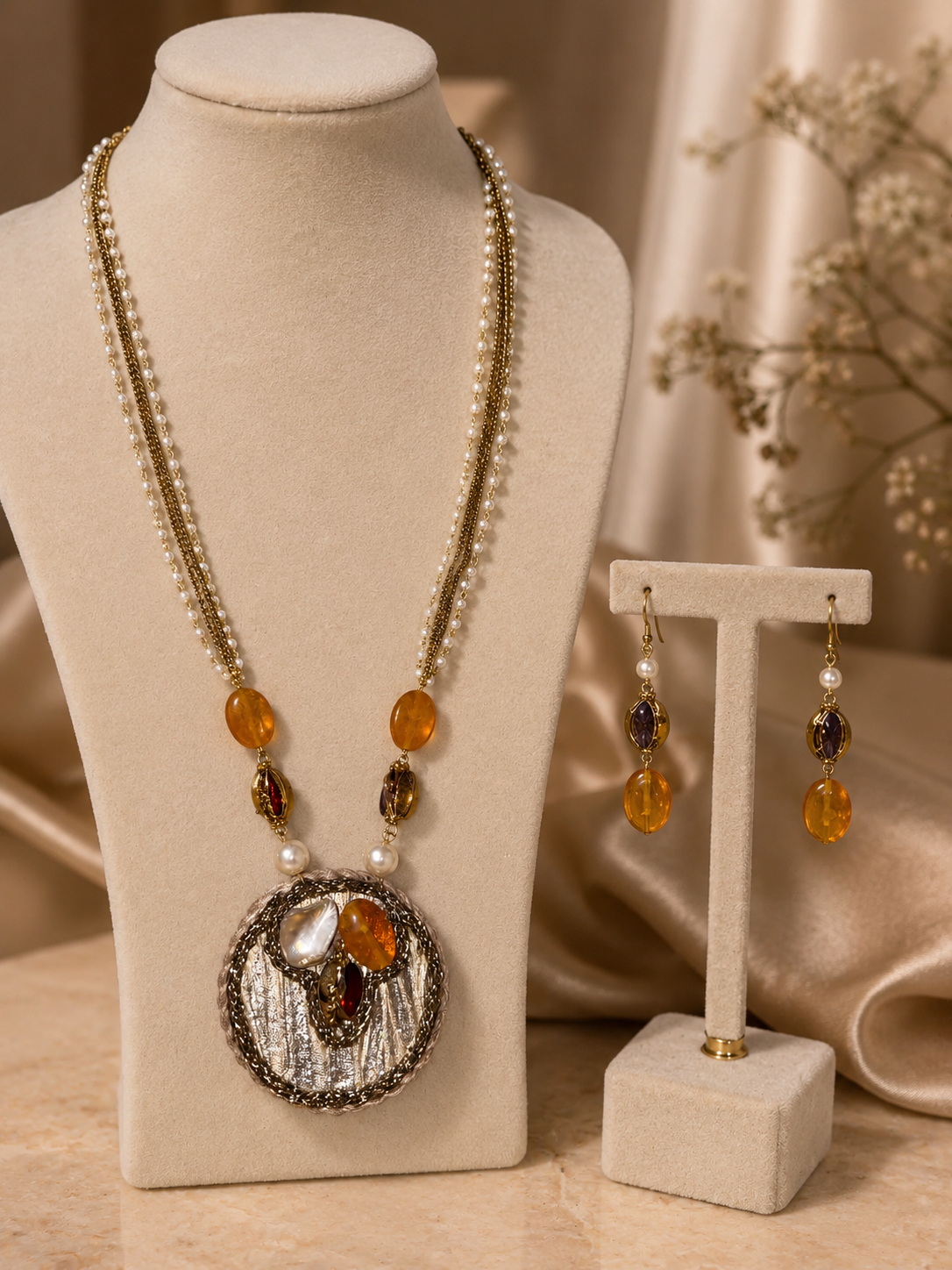 Amber Pearl Elegance Set