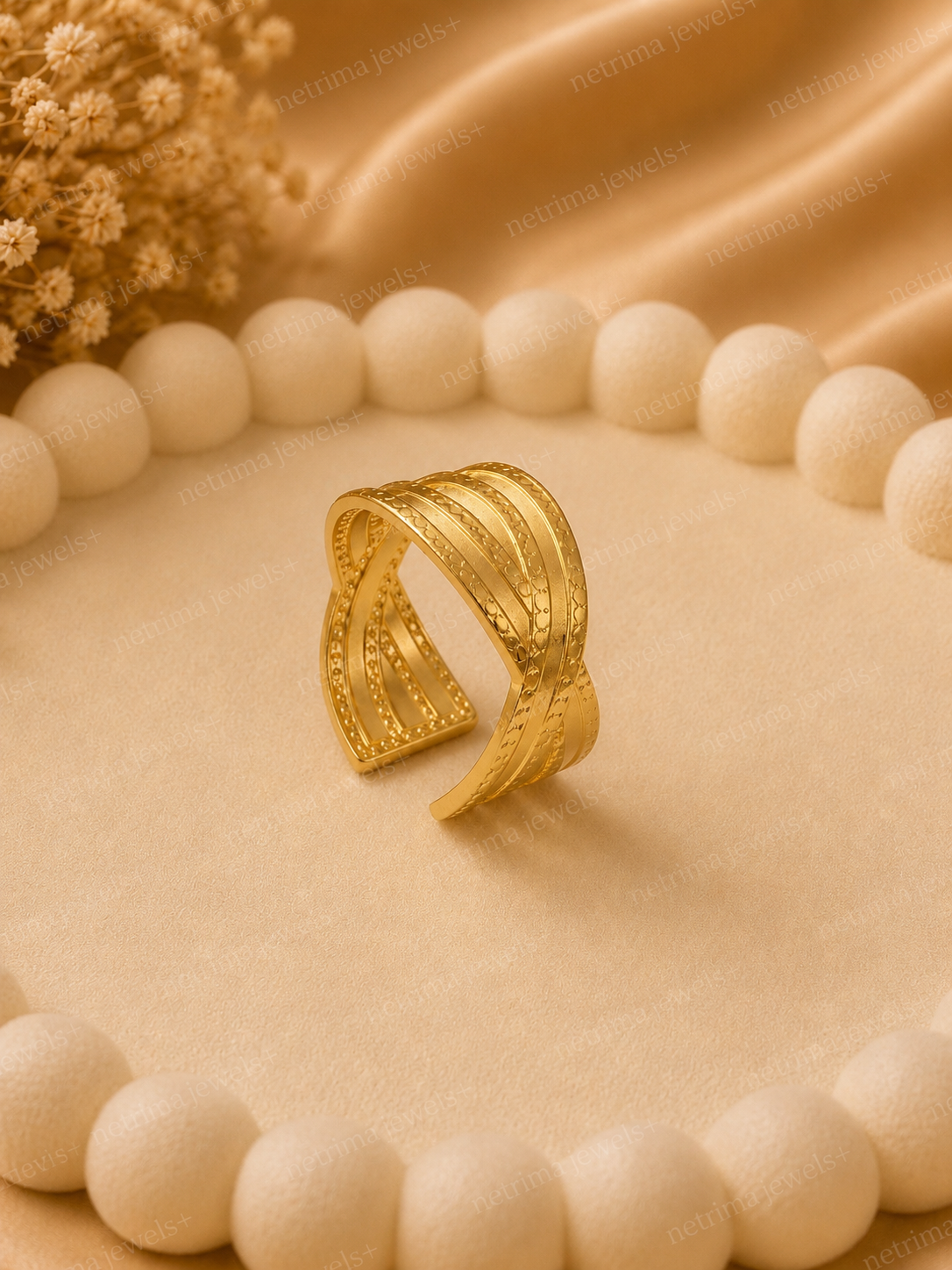 Layered Cuff Ring