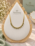 💚 Emerald Glow Tennis Necklace