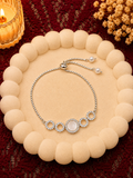 Luna Pearl Bracelet – Silver