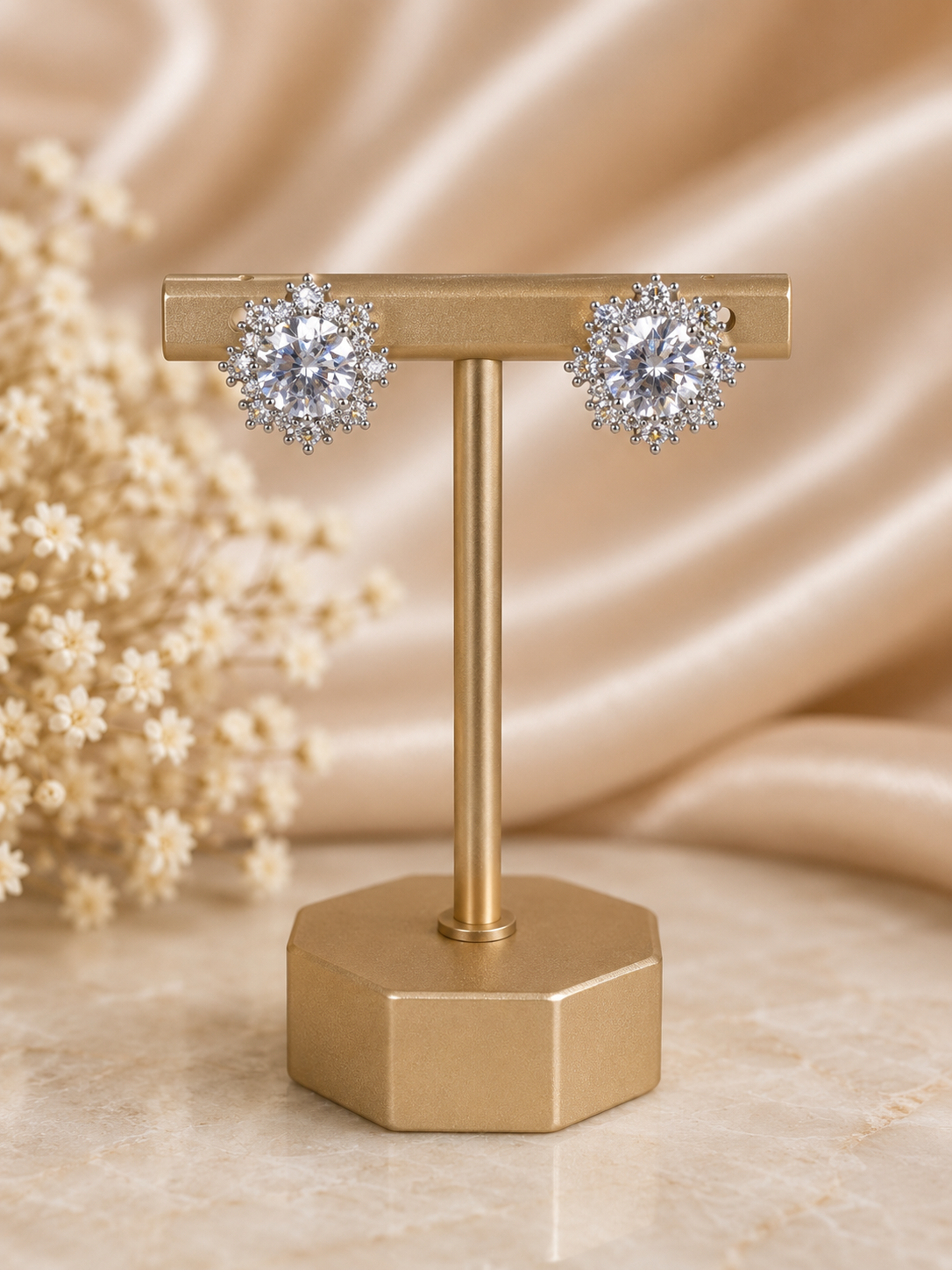 Cluster Stud Earrings