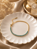 Blue Crystal Tennis Bracelet