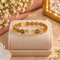 Golden Floral Bloom Bracelet