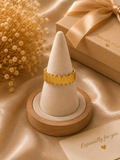 Gold Crown Band Ring