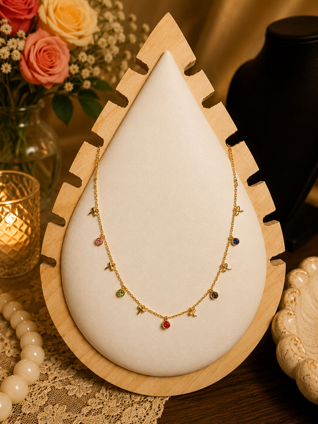 Multi-Color Pop Charm Necklace