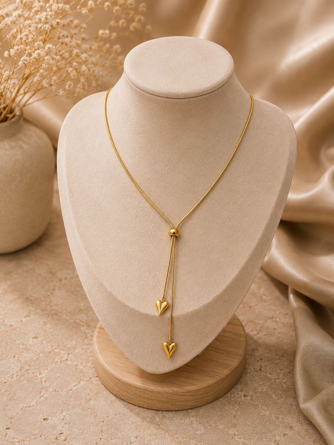 Heart Y Necklace
