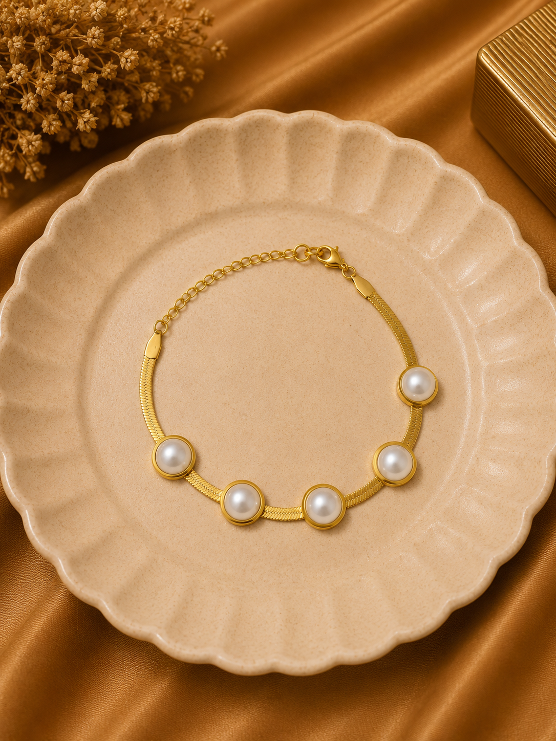 Pearl Station Bracelet