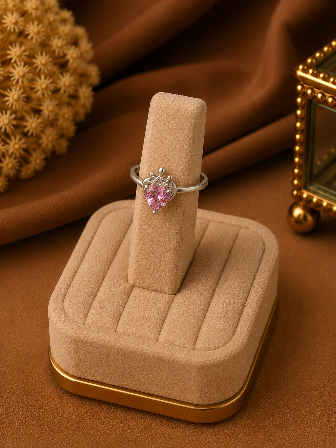 Blush Heart Ring