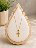 Minimalist Cross Pendant Necklace