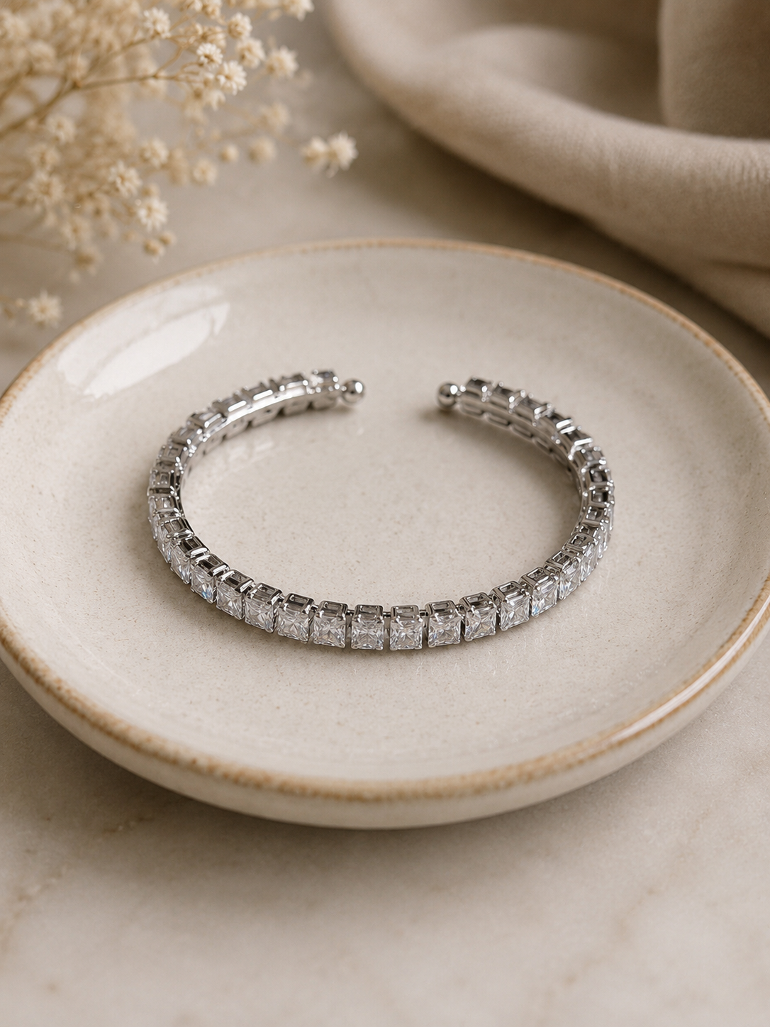 Half Tennis Bracelet