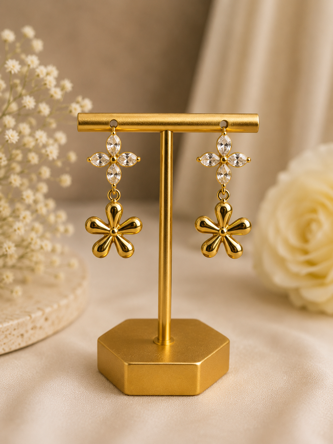 Twin Bloom Earrings