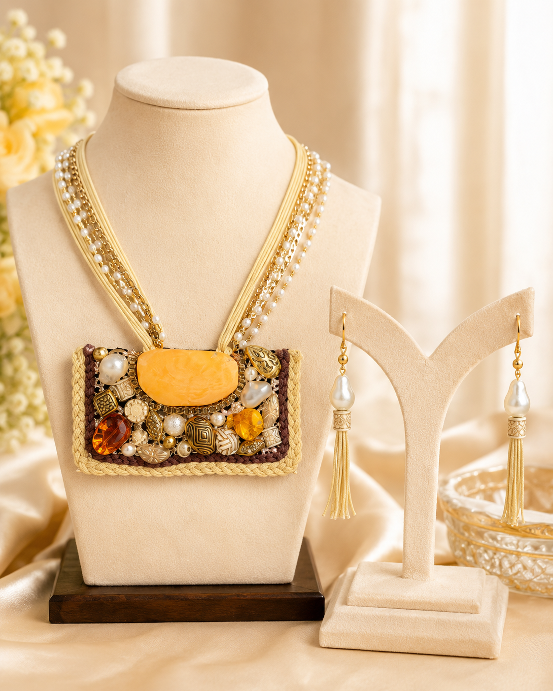 Golden Treasure Necklace Set