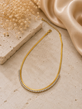 Minimal Tennis Bar Necklace
