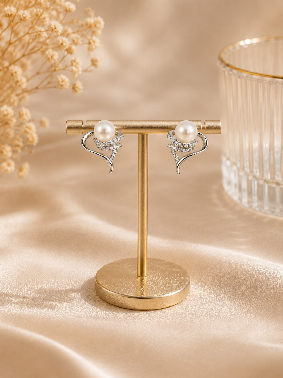 Pearl Twist Earrings