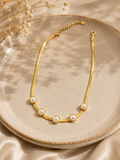 Pearl Station Necklace
