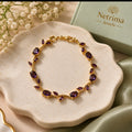 Purple Tulip Bracelet