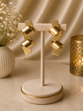 Sculpted Gold Earrings