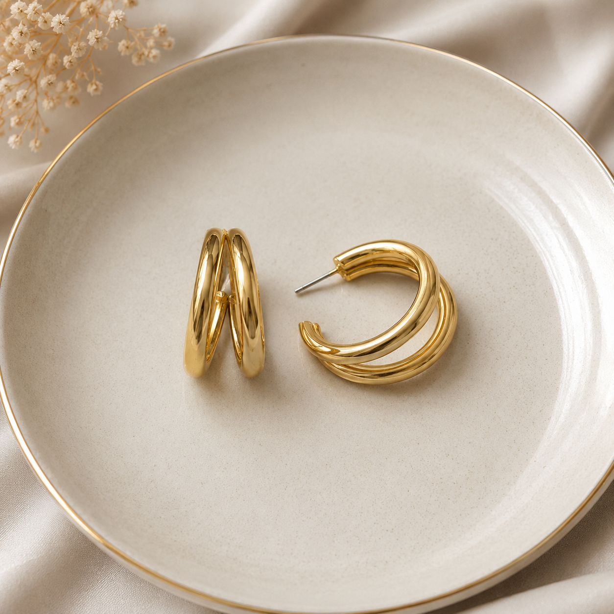 Double Hoop Earrings