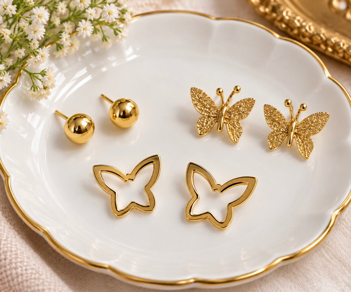 Earring combo set of 3