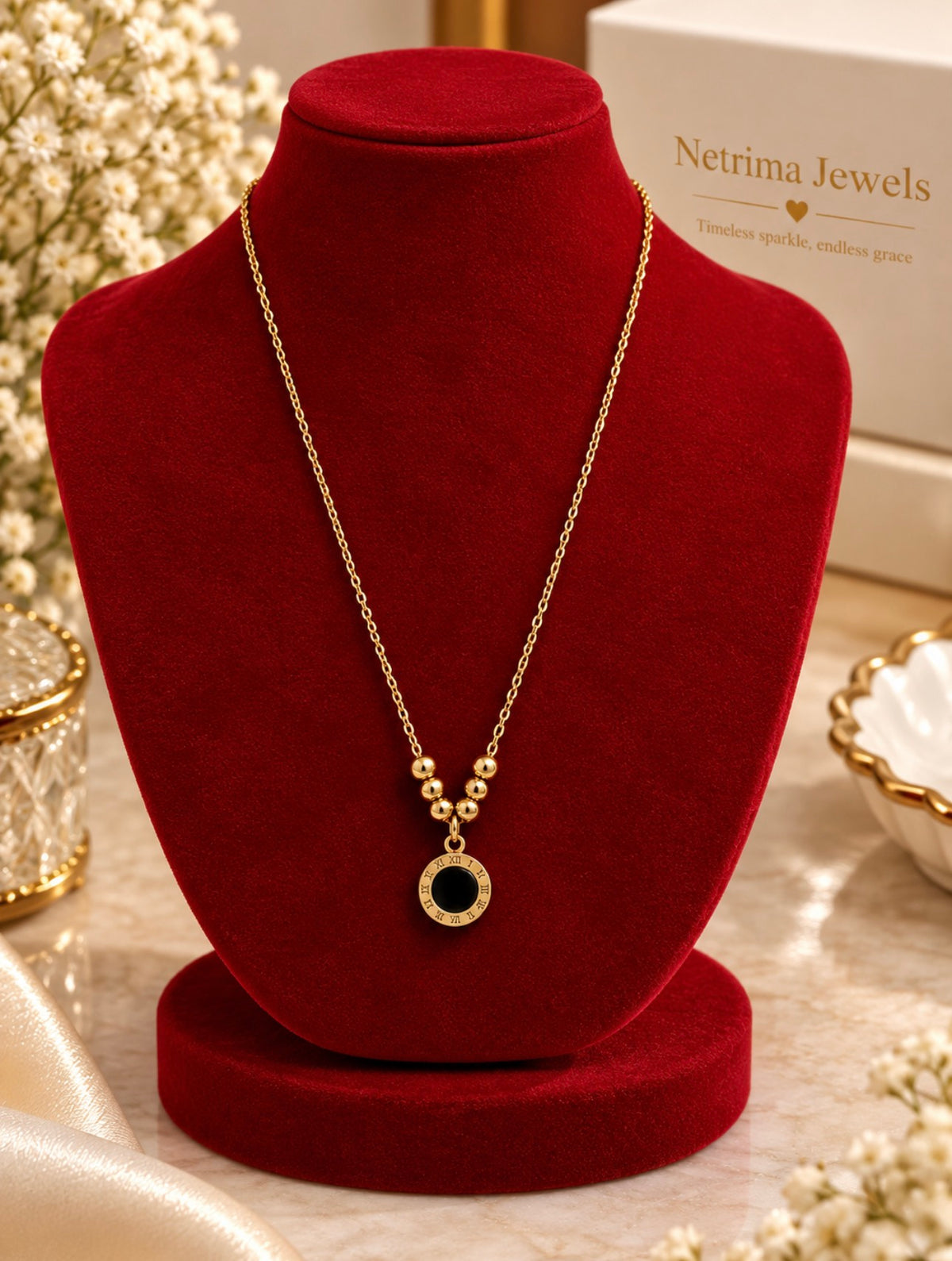 Roman Luxe Pendant Necklace