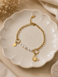 Butterfly Link Charm Bracelet
