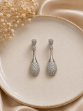 Diamond Mist Drop Earrings
