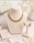 Emerald Kundan Necklace Set