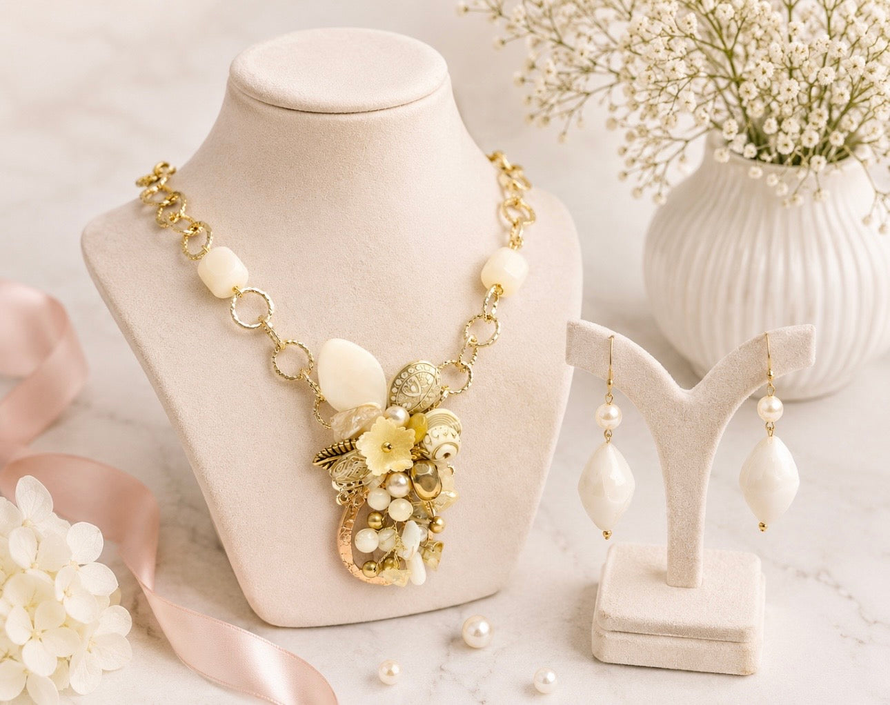 Pearl Petal Elegance Set
